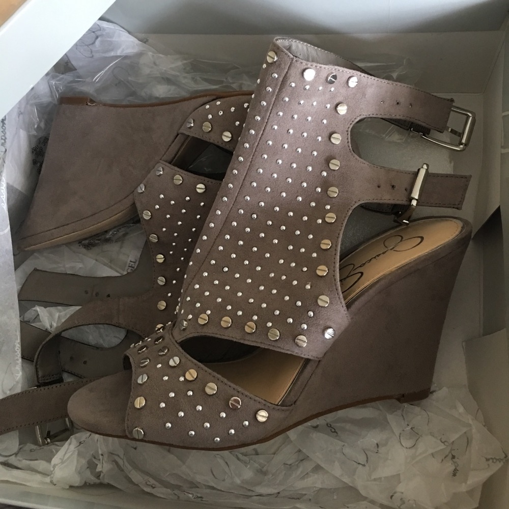 NIB Jessica Simpson Microsuede Shoes